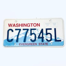  United States Washington Evergreen State Passenger License Plate c77545l - $16.82