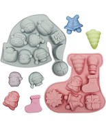 Xmas Baking Molds, Non-Stick Baking Moulds Snowman for Candy Cake Chocol... - $12.86