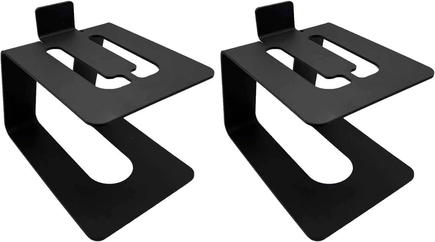 Desktop Speaker Stands Bookshelf Metal Speaker Stands 1 Pair For Computer - $31.96