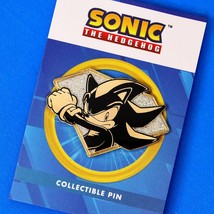 Sonic The Hedgehog Chaos Emerald Shadow Golden Series Enamel Pin Figure - £11.98 GBP