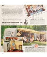 1947 Trailer Park Coaches TCMA Advertisement Smart Living Trailers DWJJ20 - $553.22 MXN