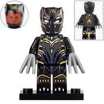 Black Panther Erik Killmonger Marvel Avengers Superhero Minifigures Building Toy - $3.49