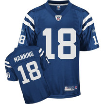 Reebok NFL Equipment Indianapolis Colts #18 Peyton Manning Replica Youth Jersey - £30.24 GBP