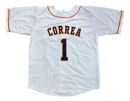 Carlos Correa Personnalisé Blanc Pro-Style Baseball Jersey - £30.49 GBP