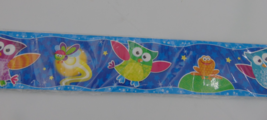 Owls Stars Bulletin Board Border 35 Ft Trends Fireflies Bears Moon Frog NIP - $169.35 MXN