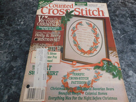 Counted Cross Stitch Magazine December 1988 - $2.99