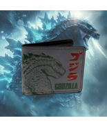 NEW MENS BIFOLD GODZILLA JAPANESE WALLET UNISEX JAPANESE MONSTER OF THE SEA - $29.10 CAD