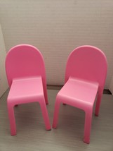 Barbie Dream House 2018 Furniture Replacement Part 2 Pink Dining Kitchen... - $280.22 MXN