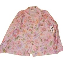 VINTAGE Frayne 70&#39;s Retro Floral Women’s Blouse Long Sleeve Button up SZ... - $16.99