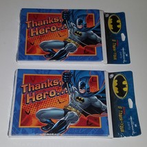 NEW 2 Packages Batman Thank You Cards Hallmark DC Birthday Party (8/pack) - £7.97 GBP