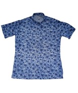 Van Heusen Men&#39;s Size LT 16.5-17 Starburst Pattern 100% Polyester Shirt - £13.62 GBP