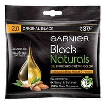 Garnier Noir Naturals, Cheveux Couleur, Ombre 2 (Original Noir, 20ml + 20g) - £8.18 GBP