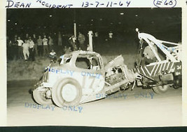 Dizzy D EAN #17 ACCIDENT-AUTO RACING-1964 Photo - £9.67 GBP