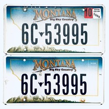 2008 United States Montana Gallatin County Passenger License Plate 6C 53995 - £20.23 GBP