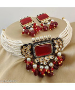 Beautiful Premium Quality Original Stone Choker Neaklace With Earings Set - €27,85 EUR