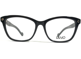 Liu Jo LJ2616 001 Eyeglasses Frames Polished Black Cat Eye Full Rim 52-16-135 - $74.61