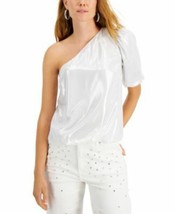 MSRP $70 Inc International Concepts Asymmetrical Top Silver Size Large - £17.55 GBP