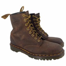 Dr. Martens Doc England MIE Rare Vintage men Crazy Horse 1460 Boots US 8 - £140.89 GBP