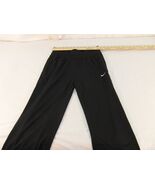 Adult Women&#39;s Nike Black White Swoosh Yoga Track Workout Athletic Pants ... - $22.18 CAD