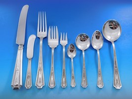 Colfax by Durgin-Gorham Sterling Silver Flatware Set 12 Service 113 pcs H Mono - €6.843,37 EUR