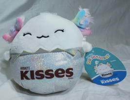 NWT 2022 Squishmallows 5&quot; Nattie the Axolotl Hershey&#39;s Kisses Branded Plush - £9.24 GBP