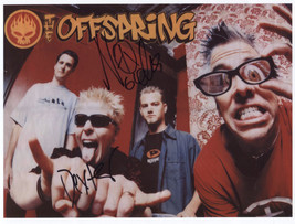 The Offspring (Band) Dexter Noodles SIGNED 8&quot; x 10&quot; Photo + COA Lifetime Gte - £126.57 GBP