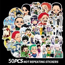50pcs HUNTER×HUNTER Anime Stickers For Wall Decor Fridge Motorcycle Bike - £7.16 GBP