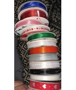12 Spools of Assorted Ribbons - Lot of 12 - $11.76