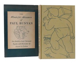 Louis Untermeyer The Wonderful Adventures Of Paul Bunyan 1st Edition 1st Printi - £55.01 GBP