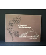 Vtg A Legacy of Leadership H.R.Hill General Electric 1977 Ephemera Booklet - $34.67 CAD