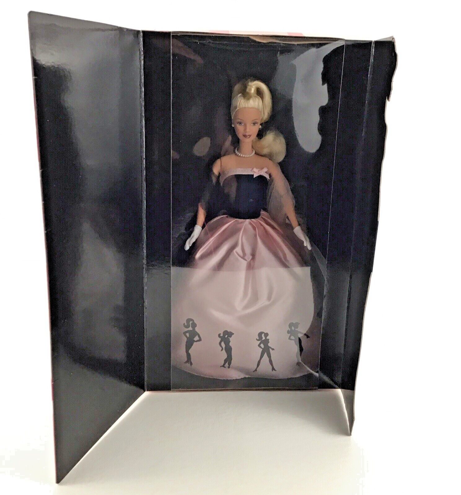 Barbie Timeless Silhouette Fashion Doll Vintage 2000 Mattel 1950s Pink Black New - $74.20