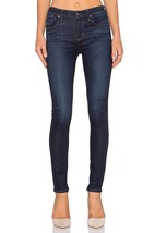 Agolde Sophie High Rise Skinny Jean Abyss size 28 dark wash stretch a003... - £23.28 GBP
