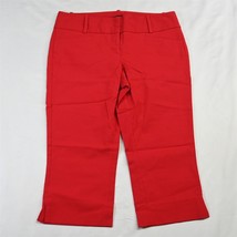 The Limited 6 Red Exact Stretch Slim Cropped Womens Dress Pants - £11.79 GBP