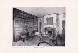 Vintage Print Brown&#39;s Famous Pictures - Emerson&#39;s Library - No. 1419 - £3.14 GBP