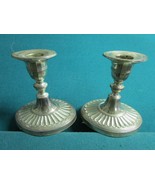 Compatible with Gorham Japan Pair Candleholder silverplate, Oval Base, 5... - $143.40 CAD