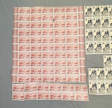 French West Africa Mint Stamp Sheets 50c & 10c Colonial Issues Damaged Panel image 2