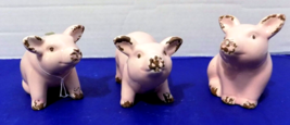 NEW Ceramic Pigs Rustic Home Animal Farm House Decor  Set of 3 #2A - $13.99