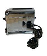 Vintage Toastmaster Chrome Art Deco One Slice Toaster McGraw Electric Mo... - $49.49