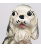 Vintage Porcelain Cocker Spaniel Dog Figurine Japan 2.75&quot; Tall 2.25&quot; x 2&quot; - £9.73 GBP
