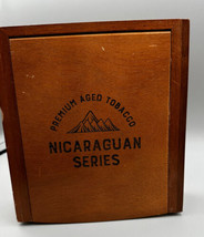 Cigar Box Empty Held A.J. Fernandez Premium Age Series Churchill Maple S... - $9.46