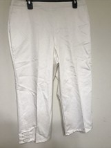 Alfred Dunner Women’s Capri Size 16 White - £9.36 GBP