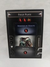 *Punched* Path Of Exile Exilecon Field Plate Of Health Magic Trading Card - £31.13 GBP
