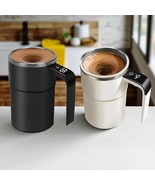 Set of 2 Ultimate Self-Stirring Coffee Mugs Black &amp; White - $24.35 CAD