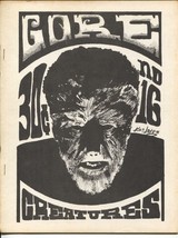 Gore Creatures #16 1969-early horror movie fanzine-H.P. Lovecraft-FN - $123.68