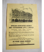1960 Two Page South Africa Ad African Associated Agency, J.H. Akitt &amp; Co. - €7,79 EUR