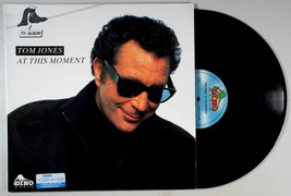 Tom Jones - At This Moment (1989) Vinyl LP • IMPORT • Kiss, Art of Noise - $36.61