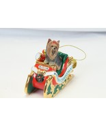 Danbury Mint Santas Helper Yorkie 2005 Christmas Ornament  Original Box ... - $21.55