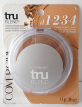 Tru Blend Mineral Pressed Powder Compact D 1-4 Translucent Tawny #5 COVERGIRL - £7.90 GBP