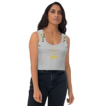 Silver Girl Buns crop Shirt Top - $53.24