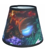 Cosmic Planets Fabric Custom Made Handcrafted Lamp Shade 6 x 10 x 8 Novelty - £31.94 GBP